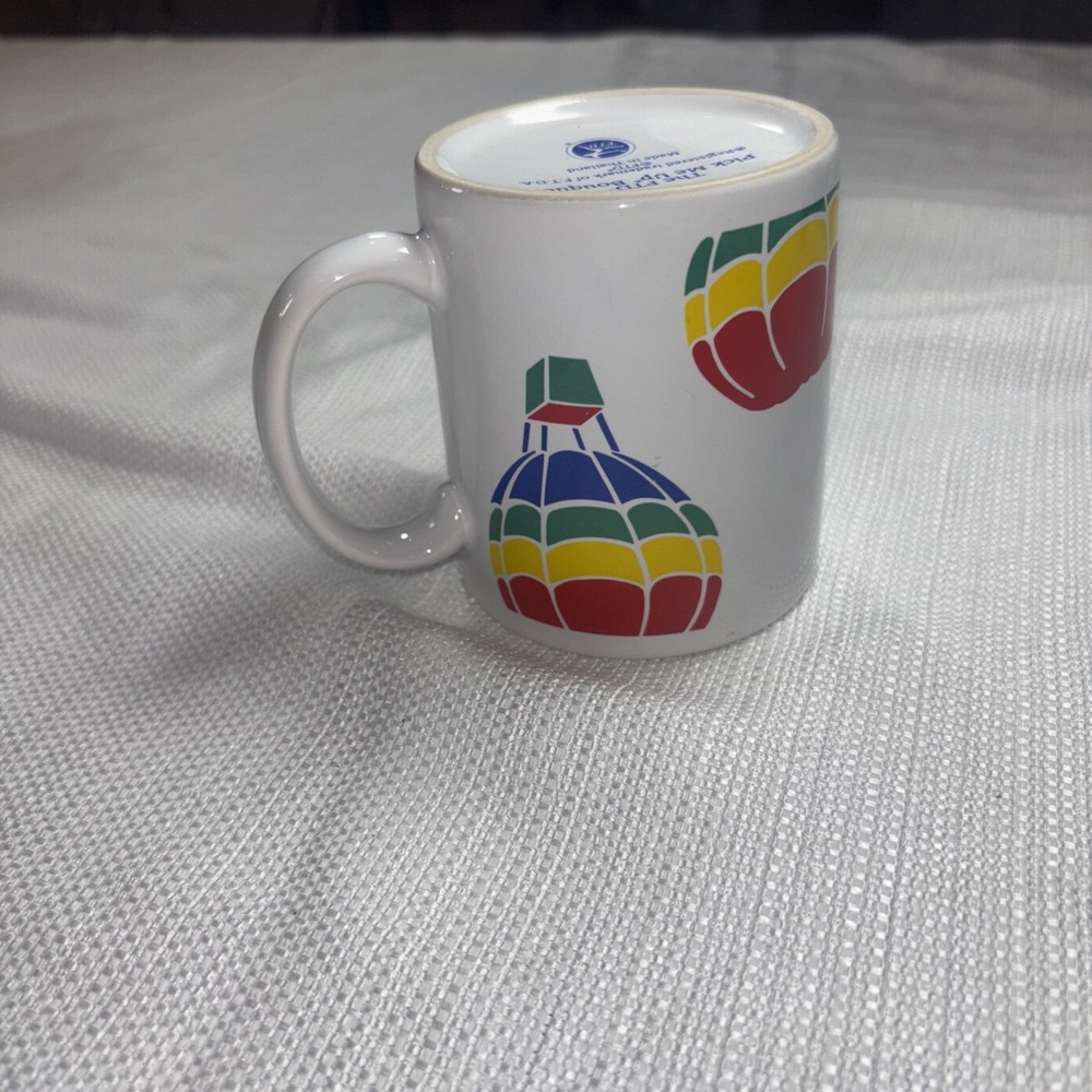 Vintage FTD Rainbow Hot Air Balloon Mug Coffee Cup, Especially for You - Picture 7 of 7